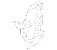 Support Plate Brake Dust Shield Bracket - Right, Rear