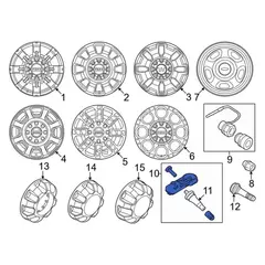 TPMS Sensor Kit Tire Pressure Monitoring System 6.75 X 19.5