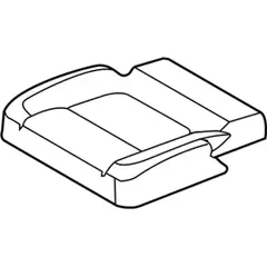 Seat Cover Cushion - Left, Rear
