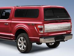 F-150 2021-2024 Leer Group Lucid Red CabHigh Sport Bed Cap for 5.5 Bed, Paint Code D4 - NON-RETURNABLE