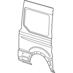 Quarter Panel Body Side - Right, Rear, Outer