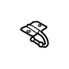 Frame Side Member Bracket Exhaust Pipe Mounting - Right, Rear