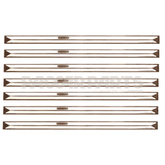 GRILLE BARS-PETERBILT 34"