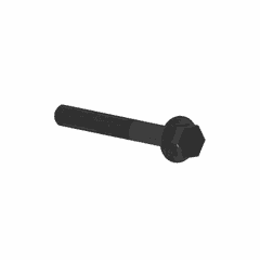 M10 x 16 mm Hex Bolt, 1.5 Thread, 10.9 Grade, Phosphate Finish