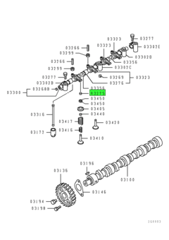 CAP,VALVE GEAR TRAIN 1