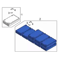 Drive Motor Battery Pack Array Service Kit