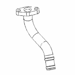Upper Turbo Oil Tube Assembly for S60 14L DDEC VI