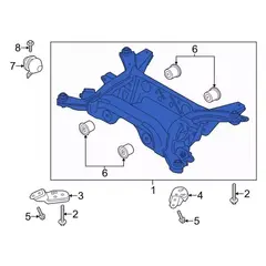 Suspension Subframe Crossmember - 5.0L