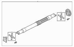 Drive Shaft Prop - Rear 5.0L