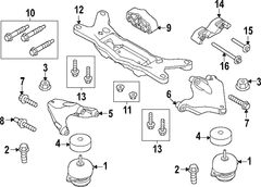 Engine Mount Insulator Motor <br>A part that locates and supports the It also reduces vibrations