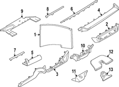 Bezel Instrument Cluster - Left
