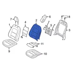 Pad Seat Back - Front