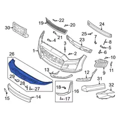 Valance Panel Bumper - Front