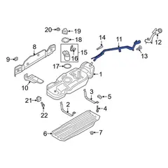 Fuel Filler Pipe - 3.5L
