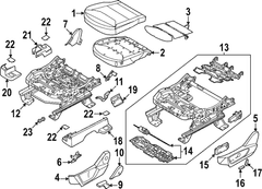 Seat Trim Panel Shield - Front