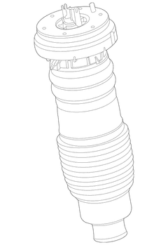 Air Suspension Spring - Front 3.0L