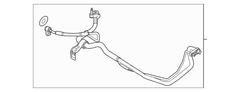 Tube Air Conditioning (A/C) Pipe - 2.3L