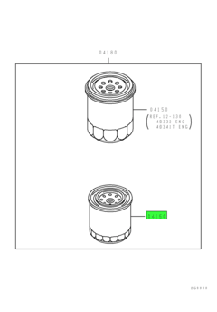 OIL FILTER,BY-PASS 1