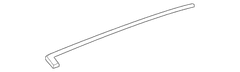 Sunroof Guide Rail Seal - Left, Back