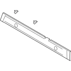 Trim Panel Crew Cab - Back, Upper