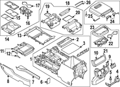 Console Trim Panel Instrument - Right