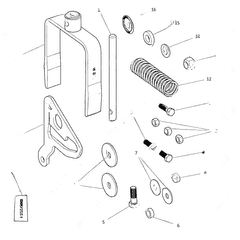 Left-Hand Yoke, Yoke Shaft, Cam Kit XA-351/-331