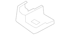 Seat Track Cover - Right, Front