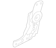 Folding Seat Latch Catch - Right, Rear