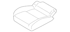 Seat Cover Cushion - Rear (Series 500V)