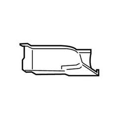 Floor Pan Splash Shield Air Deflector - Left