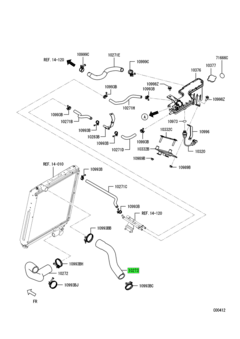 HOSE,RADIATOR,UPR 1