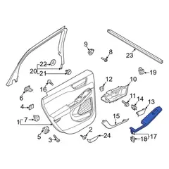Door Switch Trim Panel Housing Window Bezel - Left, Front, Rear