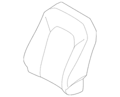 Seat Back Cushion Cover - Left, Front (Phantom/Raptor)