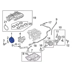 Engine Crankshaft Pulley - 3.5L