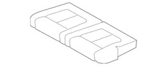 Seat Cover Cushion - Right, Rear