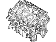 Engine Short Block Cylinder - 3.5L
