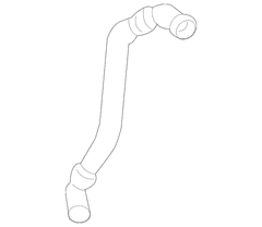 Engine Coolant Hose Tube <br>ATF Cooling Hoses carries permanent Coolant, or antifreeze, throughout the Engine, heater