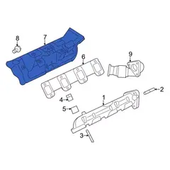 Exhaust Manifold Heat Shield - Right 6.7L