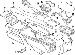 Console Panel Gallery <br>Panel used for the Closure Extension Side trim - Right, Front