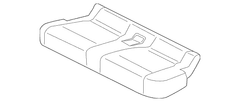 Seat Cover Cushion <br>A that replaces the original equipment back and bottom Covers of a
