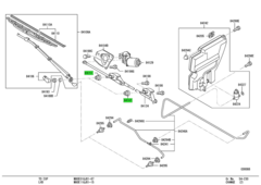 CAP,WINDSHIELD WIPER ARM PIVOT 1