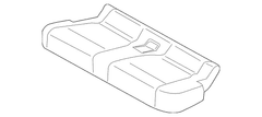 Seat Cover Cushion - Left, Rear (King Ranch)