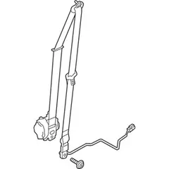 Seat Belt Lap and Shoulder - Left, Front