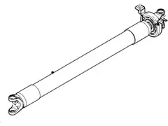 Multiple Piece Drive Shaft - Rear