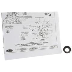 Seat Belt Lap and Shoulder Spacer Washer - Left, Right, Front