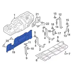 Fuel Tank Shield Heat