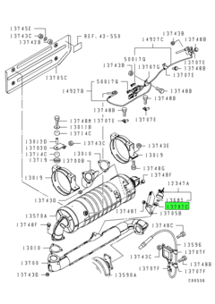 CLAMP,EXHAUST TAIL PIPE 1