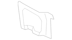 Quarter Panel Seal Insulator - Right, Inner