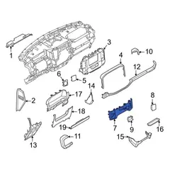 Instrument Panel Trim Console - Right (XLT)