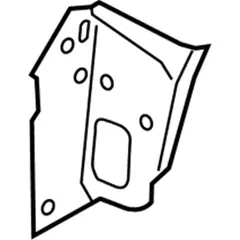 Quarter Panel Extension Wheelhouse Reinforcement - Left, Inner (Hybrid, Plug In Hybrid)